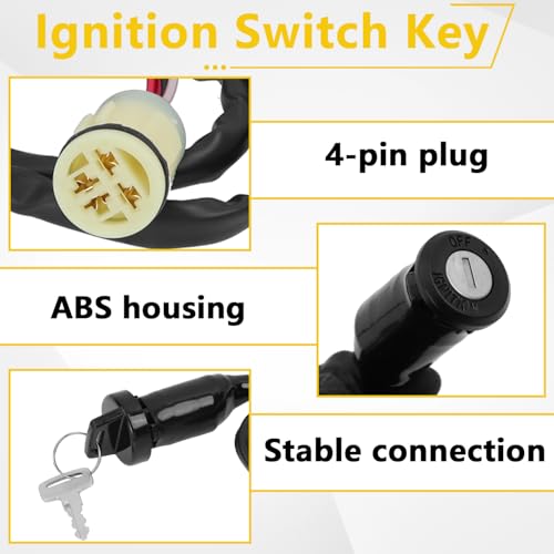 Ignition Switch Key for Honda Rancher 350 400 420 Ignition Switch