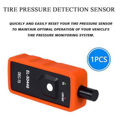 Beypovk TPMS Relearn Tool for GM Tire Sensor, EL-50448 TPMS System Programming Training Tool, Automotive Tire Pressure Monitor System Sensor Activation Reset Tool OEC-T5 (Orange)