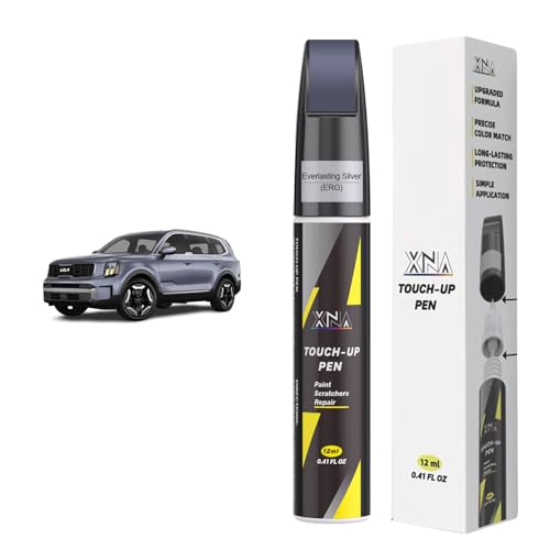 XNA Everlasting Silver(ERG) for KIA Touch Up Paint - color: Everlasting Silver(ERG) for 2023-2025 Sportage/2020-2025 Telluride/2020-2025 Sorento/2021-2024 K5
