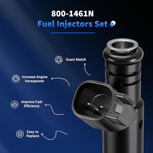 6Pcs Fuel Injectors Compatible with Dodge Ram 15/25/3500 Van Jeep - size: FJ454