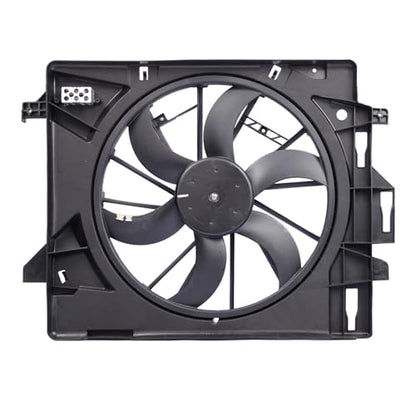 Radiator Cooling Fan Compatible with 08-15 Town & Country, 5058674AA - size: 2008-2020 Dodge Grand Caravan