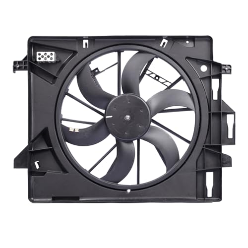 Radiator Cooling Fan Compatible with 08-15 Town & Country, 5058674AA - size: 2008-2020 Dodge Grand Caravan