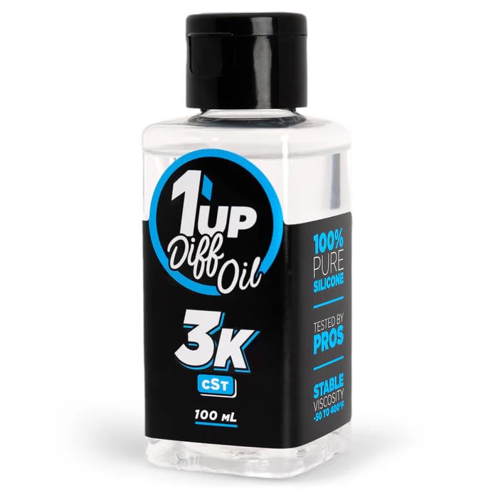 1UP Racing 110003 - Pure Silicone Diff Oil, 100ml, 3K CST