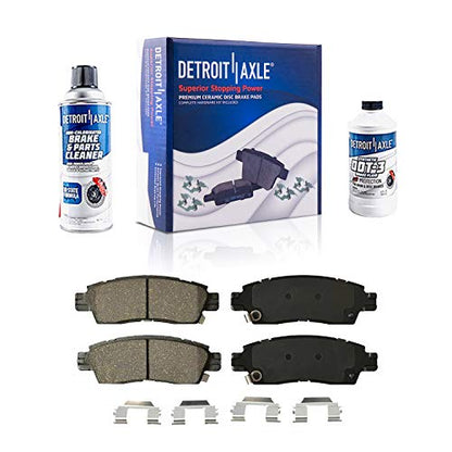 Detroit Axle - 6pc Rear Brake Kit for Chevrolet Traverse GMC Acadia - size: 6BP3700056/Kit