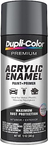 Dupli-Color EPAE10400 Premium Acrylic Enamel Spray Paint - Machinery Gray - 12 oz. Aerosol Can - color: Machinery Gray