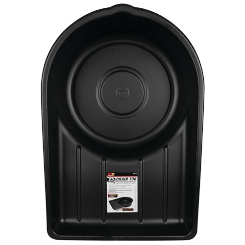 Performance Tool W4072 7.5 Gallon Polyethylene Oil Drain Tub - style: 7.5 Gallon Plastic Oil Drain Pan