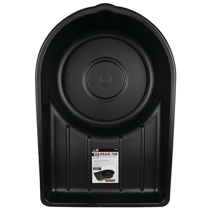 Performance Tool W4072 7.5 Gallon Polyethylene Oil Drain Tub - style: 7.5 Gallon Plastic Oil Drain Pan
