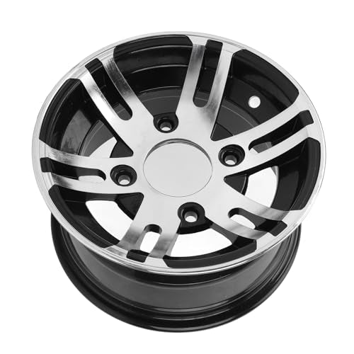 10 Inch ATV Wheel Rim, Universal High Strength ATV Aluminum Alloy Rim for ATVs Go Karts Cart 4 Wheel Vehicles (Front Wheel) - size: Front Wheel