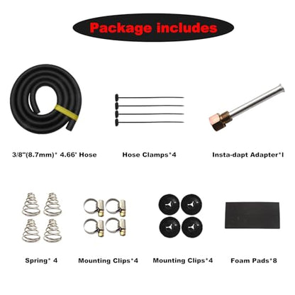 Aluminum transmission cooler kit,Cooling protection, Improving car performance,11 x 9.5 x 0.7 inches