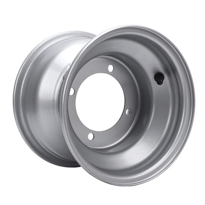 18X9.50 8 ATV Wheel Rim Aluminum Alloy High Strength 8 Inch Wheel Rim Hub Go Karts Carts Silver (Four Hole (Hole Spacing: 110mm / 4.33in) - size: Four Hole (Hole Spacing: 110mm / 4.33in