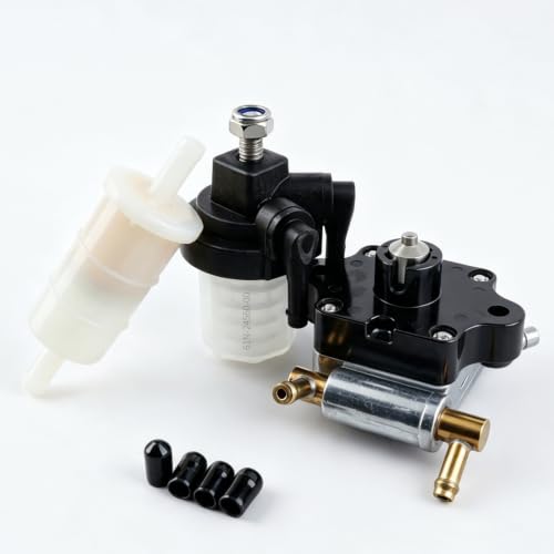 6AH-24410-00 Outboard Fuel Pump Kit for Yamaha 4 Stroke 9.9-25 HP - size: 9.9 13.5 15 20 25 HP