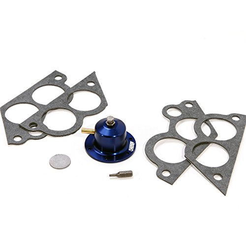 BBK Performance 1714 Fuel Pressure Regulator Kit, CNC Machined Billet Aluminum - Fully Adjustable Pressure for Chevrolet GM TPI 305, 350