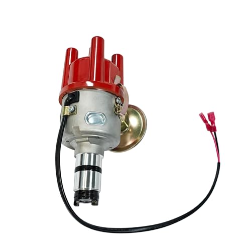034 Vacuum Advance Electronic Distributor Fits for VW Bug Bus Ghia Beetle Fastback Karmann Transporter 0231170034, 0231170034EL Red - color: 2# Red 034 0231170034EL