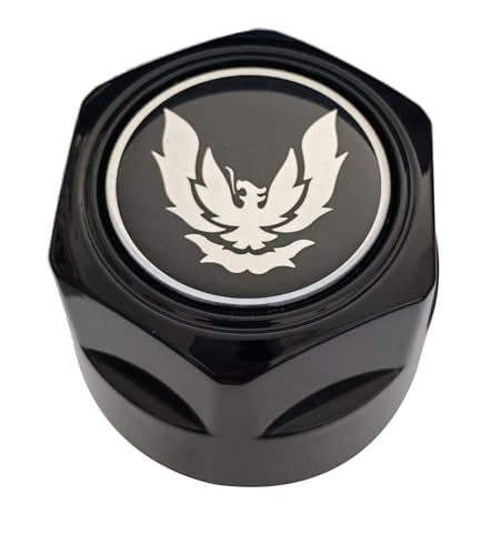 Black 1982-92 Firebird Trans AM Formula Aluminum Wheel Center Cap Hub Cover 4PCS