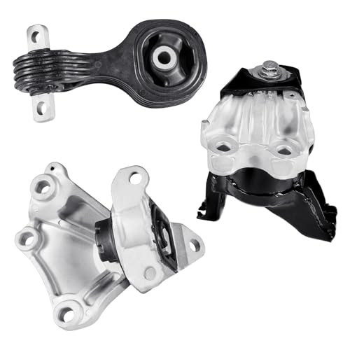 VEVOR Engine Motor Mount and Transmission Mount Kit Replacement, Set of 3, Compatible with 2012–2013 Honda Civic 1.8L Coupe, Replace OE# A65048, A65021, A65087, Secure Support - size: 2012–2013 Honda Civic 1.8L