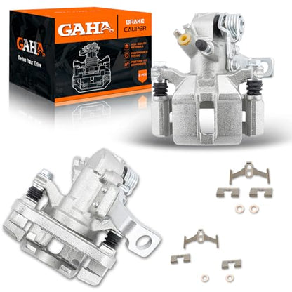 GAHA 19B1556 19B1557 Rear Disc Brake Caliper Assembly with Bracket - size: 19B1556+19B1557