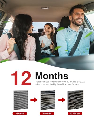 Puroma Cabin Air Filter Activated Carbon for CF12058 CP058 Hyundai KIA - style: CAF058S