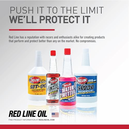 Red Line 42704 80W Synthetic Motorcycle Gear Oil with Shockproof - 1 Quart
