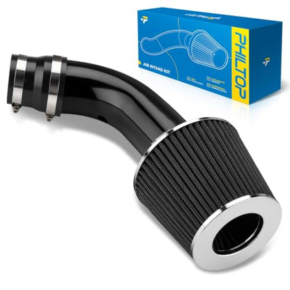 PHILTOP Universal Cold Air Intake Kit (Black)
