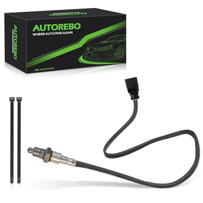 O2 Oxygen Sensor 250-241142 Downstream B1S1 Compatible with Volkswagen Golf R/GTI Alltrack SportWagen,Atlas,Atlas Cross Sport, Audi A3,A3 Quattro,A8 Quattro W,R8,S3,TT Quattro,TTS Quattro #06K906262AC - size: 250-241142