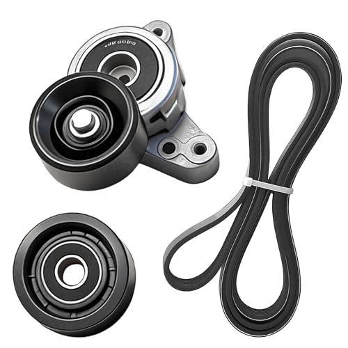 Serpentine Belt Kit With Drive Belt Tensioner And Idler Pulley For - size: Honda Cr-v (12-14)
