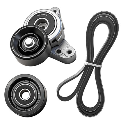 Serpentine Belt Kit With Drive Belt Tensioner And Idler Pulley For - size: Honda Cr-v (12-14)