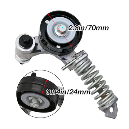 25195388 Drive Belt Tensioner Assembly, Replacement for Chevy Trax Sonic Cruze Limited Buick Encore 1.4L, Replace# 55565236