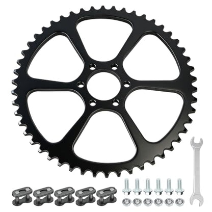 50 Tooth Rear Sprocket #40 41 420 Chain 37mm for Coleman CT100U DB30 - color: Black-50 Tooth