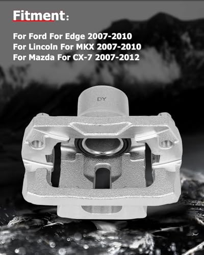 cciyu Rear Left Disc Brake Caliper Assembly With Bracket 18B5043 - size: Rear Left[18B5043]