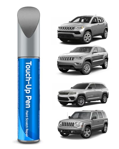 Touch Up Paint Compatible with Jeep Exact Match Touch Up Paint Car Scratch Repair (Billet Silver Metallic(PSC/JSC) Compatible with Cherokee/Compass/Grand-Cherokee/Patriot/Wrangler-JK/Wrangler-JK-Unlimited) - color: Billet Silver Metallic(PSC/JSC) Compatib