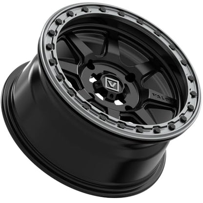 15x7 Valor Offroad V13 Satin Black BEADLOCK UTV Wheel 4x156 (10mm)