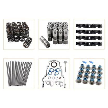 Sloppy Mechanics Stage 2 Camshaft Lifters Install Kit for GM CHEVY 1997-2007 SS2 LS1 4.8 5.3 5.7 6.0 6.2 LS Cam LQ4 LM7 Repalce E1840P HL2148S PR-15740S