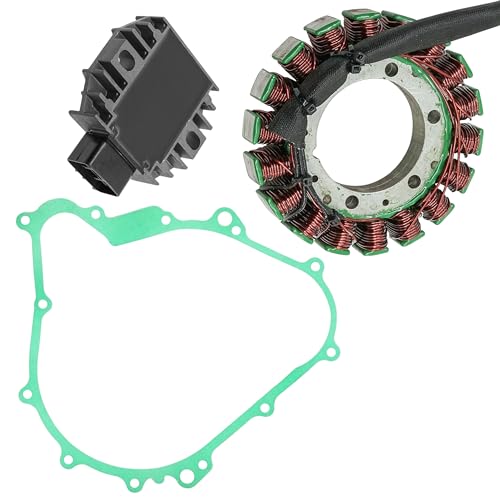 Caltric Stator and Regulator Rectifier with Gasket Compatible With Yamaha Kodiak 400 Yfm400 Yfm-400 2000-2006