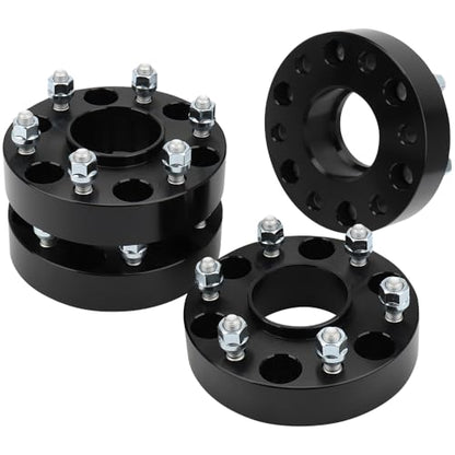 IRONTEK 6x5.5in Wheel Spacers 1.5" Compatible for Nissan 2005-2015 Armada/ 2004-2020 Titan, for Infiniti 2004-2010 QX56 Forged Thread Pitch M12x1.25 Hub Bore 66.5mm 6x139.7mm to 6x139.7mm 4PCS - size: 1.5"|6x5.5|4PCS