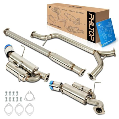 PHILTOP Cat-Back System Fit for 2004-2008 Acura TSX - size: 2004-2008 Acura TSX