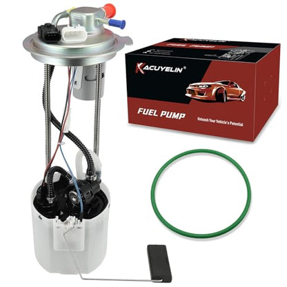 E4123M Electric Fuel Pump Module Assembly Compatible with Chevrolet Silverado 1500 GMC Sierra 1500 2014-2018 4.3L 5.3L 6.2L V6 V8 Replace# 13513407 13582491 SP6714M FG1832