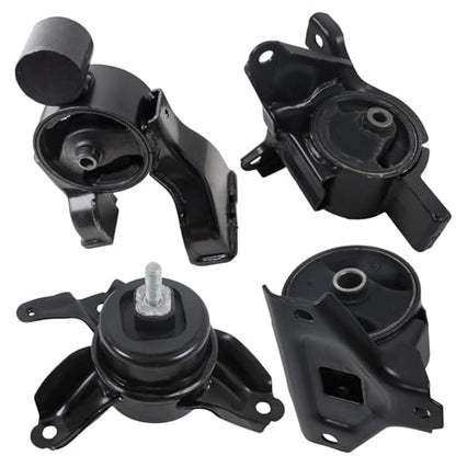 4pcs Engine Motor Transmission Mount Set Compatible with Hyundai Sonata 2011-2014 L4 2.4L -Gas, Automatic Transmission Replace A71015 A71081 A7170 A71011
