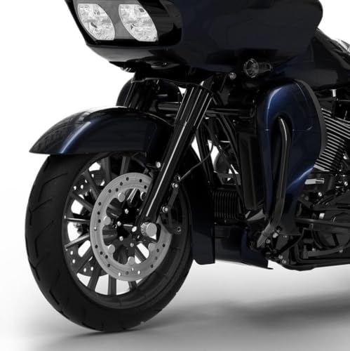 HR3 Midnight Blue Water-Cooled Vented Fairing Lowers Kit Compatible with 2019 Street Glide FLHX 2020 Road Glide Limited FLTRK (Replace for OEM) - color: Midnight Blue