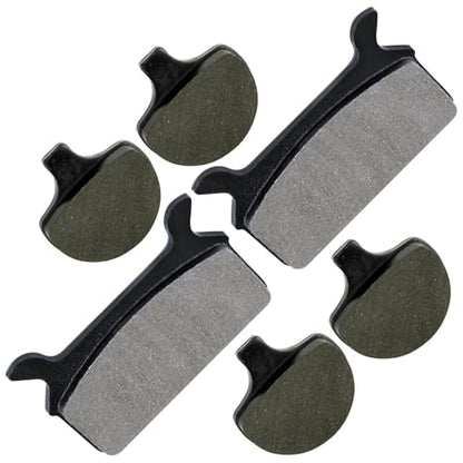 Replacement Parts for Front And Rear Brake Pads for Harley Davidson Flhri Road King EFI 1996-1998 Mod-BP8-3676