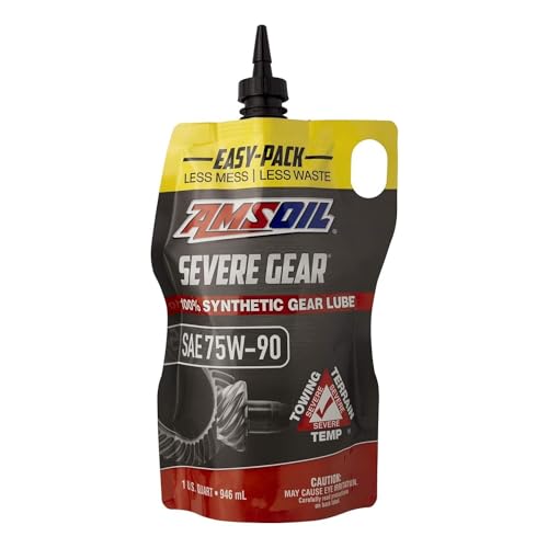 Amsoil SVGPK 100% Synthetic Extreme Pressure (EP) SEVERE GEAR Lube, Quart Easy-Pack (75W-90)