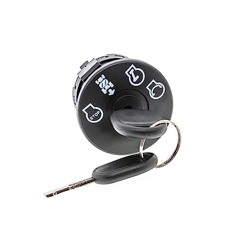 Starter Ignition Switch with Key 4 Position Fits for Husqvarna AYP Craftsman Sears Poulan Lawn Mower Rider Replace193350 532193350