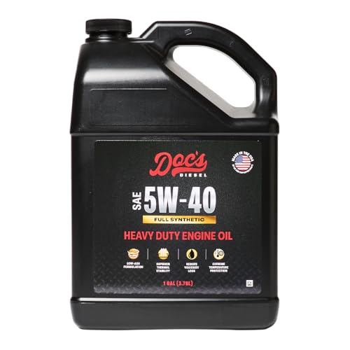 Doc's Diesel 5W-40 Full Synthetic Heavy Duty Oil, CK-4 Cold Start, 1 Gal - color: Full Synthetic 5W-40, size: 1-Gallon