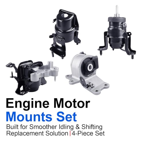 4PCS Engine Motor Mount Set Fit for ES350 19-25 Avalon 19-22 Camry 18-24 - size: Camry 2018-2024