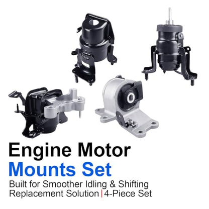 4PCS Engine Motor Mount Set Fit for ES350 19-25 Avalon 19-22 Camry 18-24 - size: Camry 2018-2024