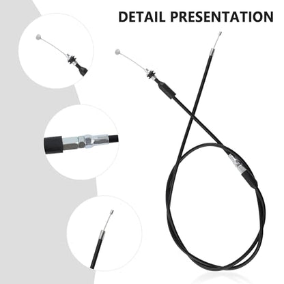 7/8'' 22mm Thumb Throttle Kit with Throttle Cable,Aluminum Motorcycle/Mini Bike Throttle Cable Replacement,Universal Motorcycle Accessories for 50-250cc ATV Bike