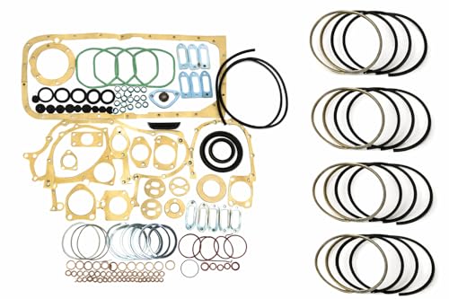 Engine Overhaul Gasket Piston Ring Kit 4-Cylinder for Deutz F4L912 F4L913