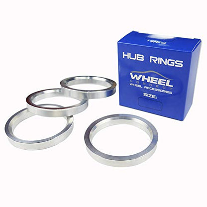 WHEEL CONNECT Hub Centric Rings, 67.1 to 63.4 Set of 4, Aluminium Alloy - size: OD.67.1mm-ID63.4mm