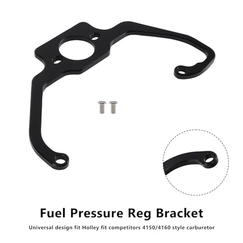 Fuel Pressure Reg Bracket Fit for Holle and Competitors 4150/4160 Style Carburetor