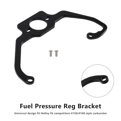 Fuel Pressure Reg Bracket Fit for Holle and Competitors 4150/4160 Style Carburetor