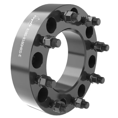Wheel Accessories Parts 1 Pc Steel Wheel Spacers Adapters 8 on 180mm 2.00 Inch Thick 124.1mm Hub M14x1.5 14x1.5 Thread Stud Fits Chevy Silverado GMC Sierra 2500 3500 Single Rear Wheel (SRW) - size: No Lip, style: 2.00" Steel (1 Pack)